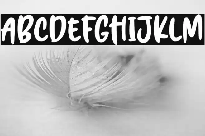 Brush Hours Font examples