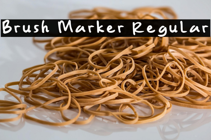 Brush Marker Regular Example 2