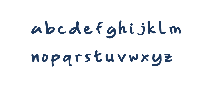 Brush Marker Regular Lowercase