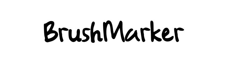 Brush Marker  font caratteri gratis