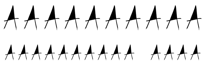 Brush-Of-Anarchy Font OTHER CHARS