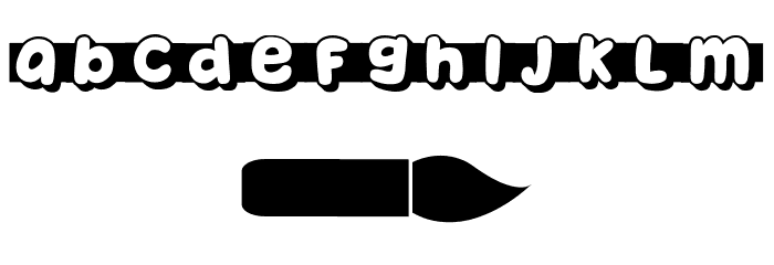 Brush Regular Font OTHER CHARS