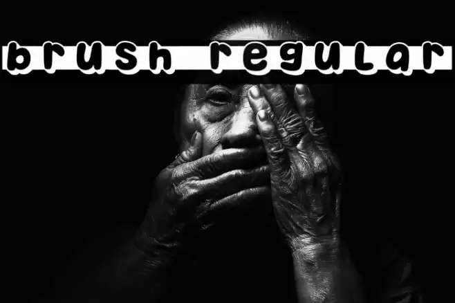 Brush Regular Font examples