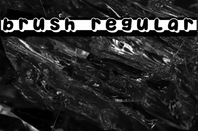 Brush Regular Font examples