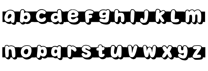 Brush Regular Font LOWERCASE