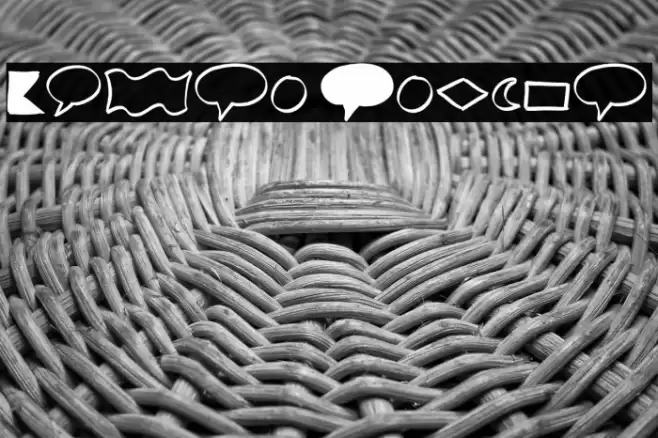 Brush Shapes Font examples