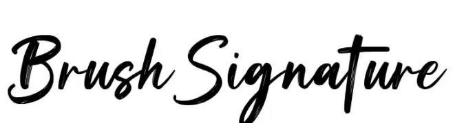 Brush Signature  baixar fontes gratis
