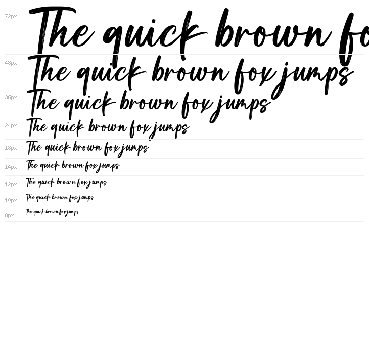 Brush Signature Waterfall