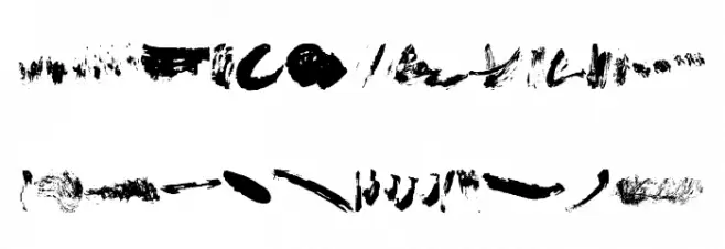 Brush Stroke Of Genius Schriftart Groß