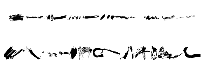 Brush Stroke Of Genius Font LOWERCASE