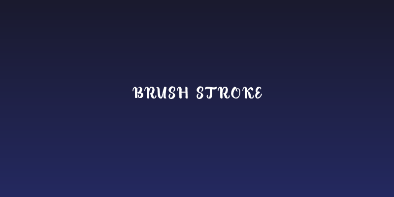Brush Stroke Social Header