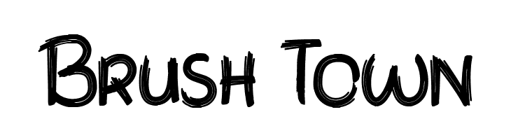 Brush Town  免费字体下载