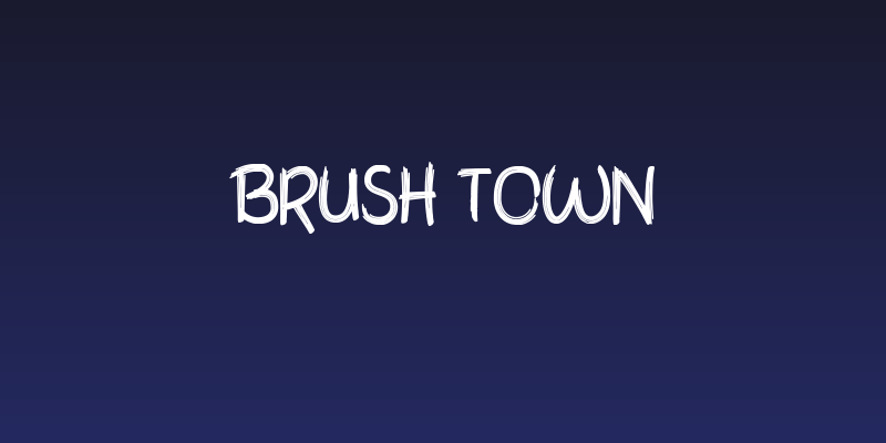 Brush Town Social Header