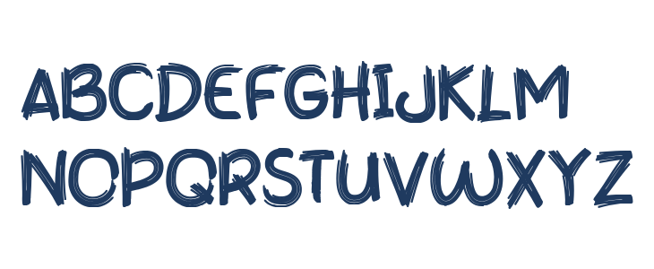 Brush Town Lowercase