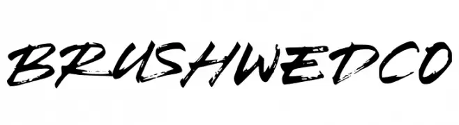 Brush Wedco  Frei Schriftart Herunterladen