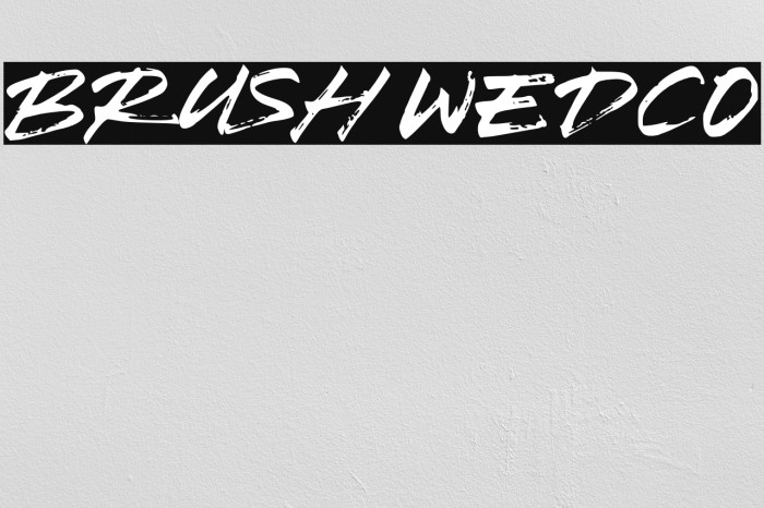 Brush Wedco Example 2