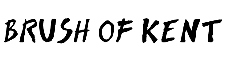 Brush of Kent Font