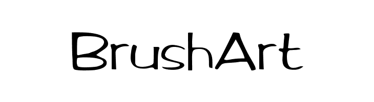 BrushArt Font