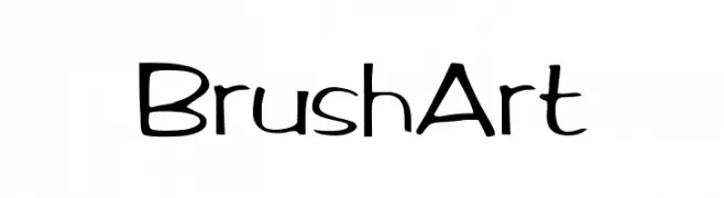 BrushArt  नि: शुल्क फ़ॉन्ट्स डाउनलोड