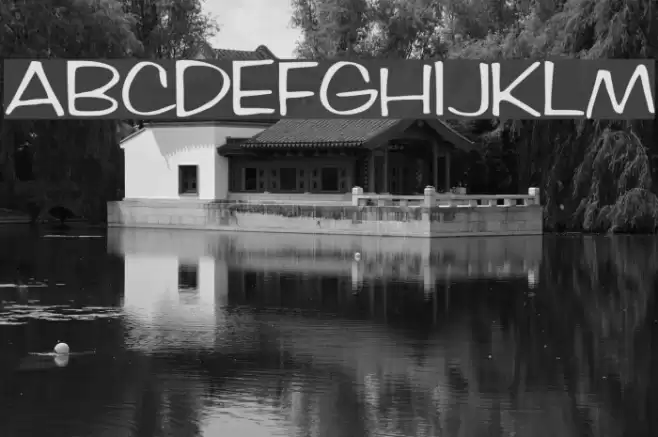 BrushArt Font examples