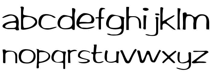 BrushArt Font LOWERCASE