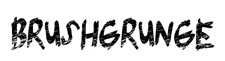 BrushGrunge Font