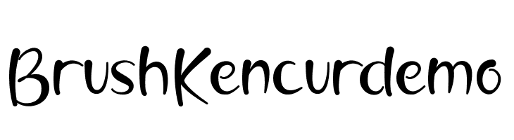 BrushKencurdemo  नि: शुल्क फ़ॉन्ट्स डाउनलोड