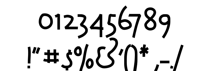 BrushPenMK-Medium Font OTHER CHARS