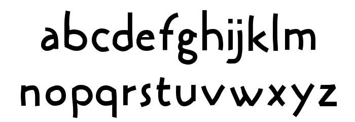 BrushPenMK-Medium Font LOWERCASE