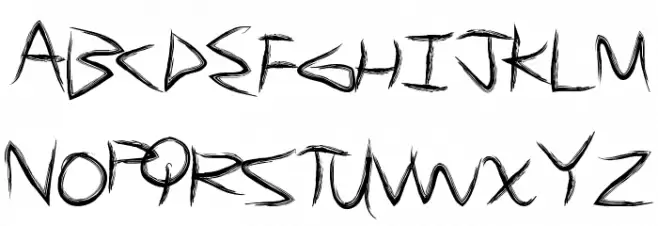 BrushSand Font Litere mari