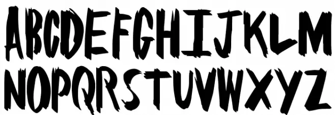 BrushSome Шрифта ВЕРХНИЙ
