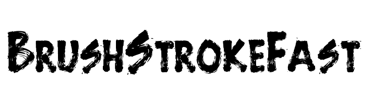 BrushStrokeFast  Скачать бесплатные шрифты