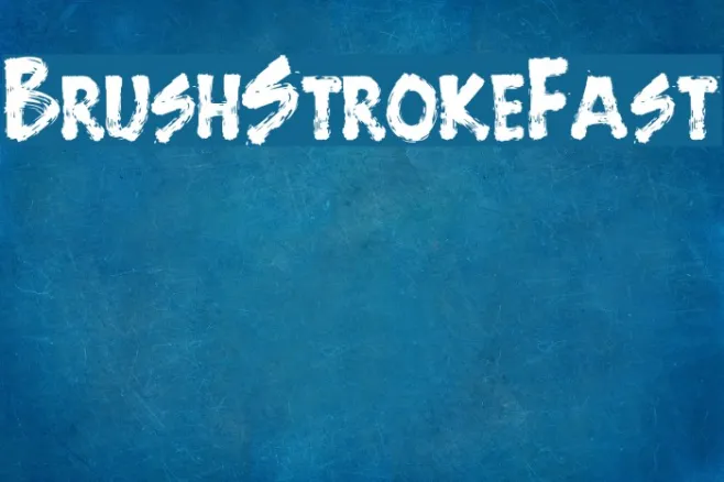 BrushStrokeFast Example 3