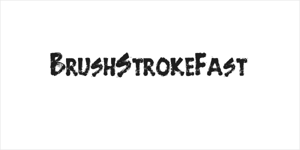 BrushStrokeFast Logo