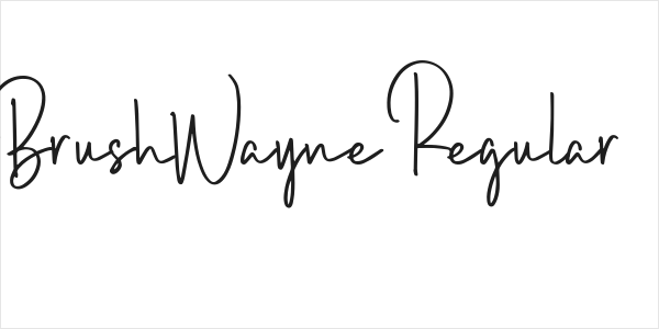 BrushWayne-Regular Logo