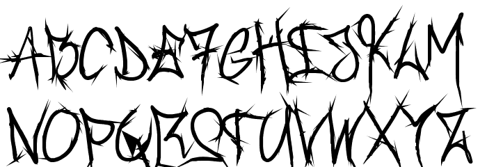 Brush_Of_Anarchy Bold Font OTHER CHARS