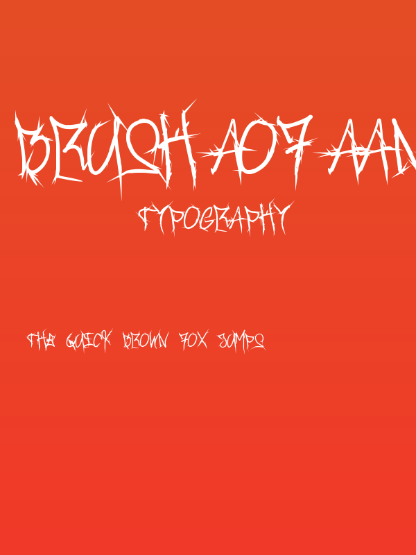 Brush_Of_Anarchy Bold Poster
