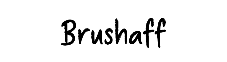 Brushaff  नि: शुल्क फ़ॉन्ट्स डाउनलोड