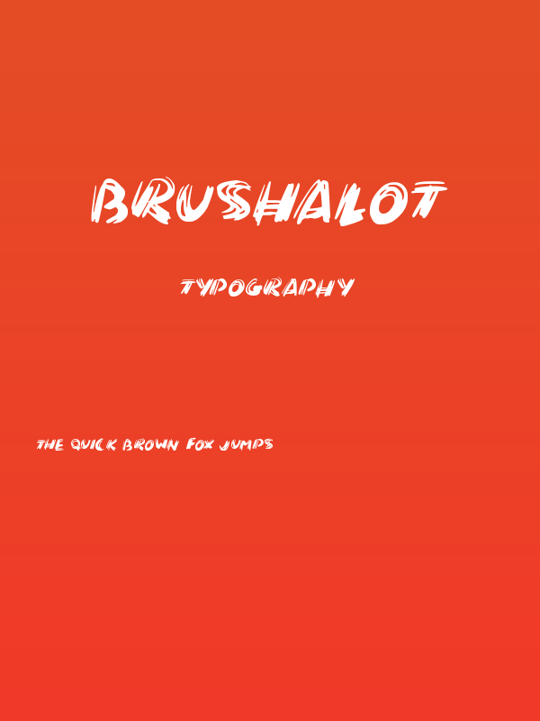 Brushalot Poster