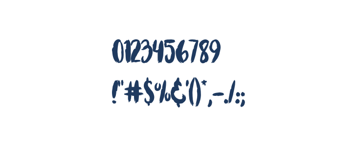 Brushcheetah Regular Other Characters