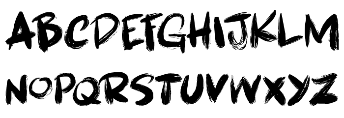 Brushcrazy DEMO Regular Font Litere mici