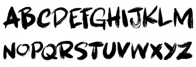 Brushcrazy DEMO Regular Font Litere mici