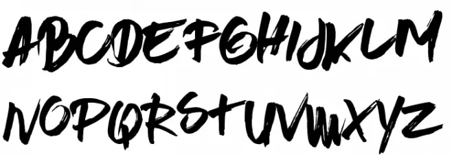 Brushed Traveler Шрифта ВЕРХНИЙ