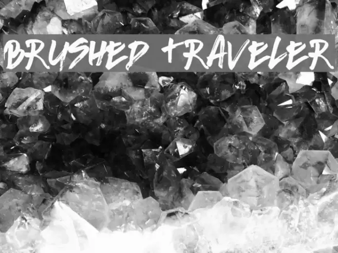 Brushed Traveler Font examples