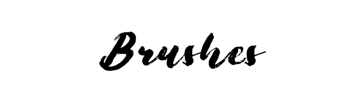 Brushes  les polices de caractères gratuit tlcharger