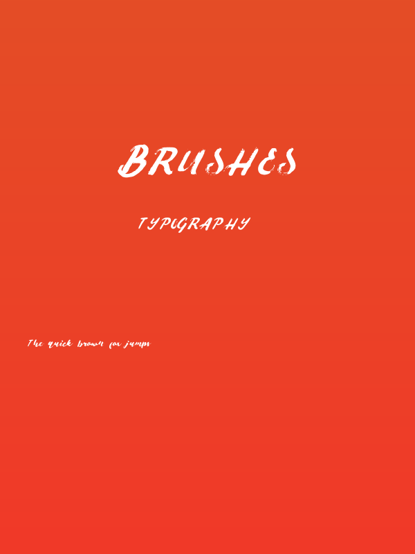 Brushes Poster