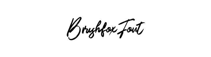 BrushfoxFont  Frei Schriftart Herunterladen