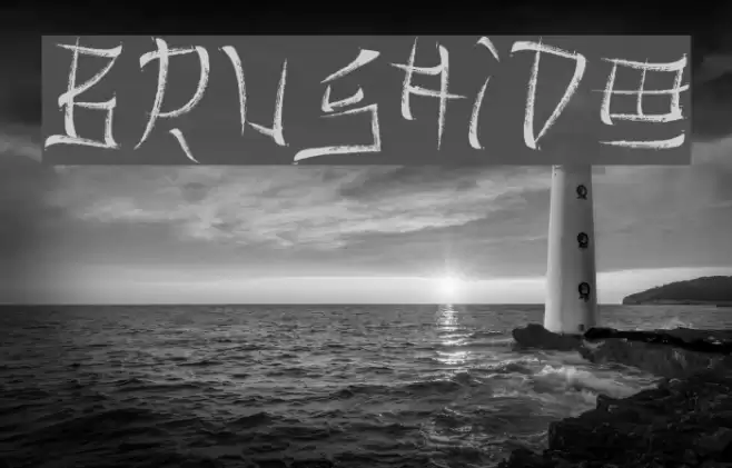 Brushido Font examples