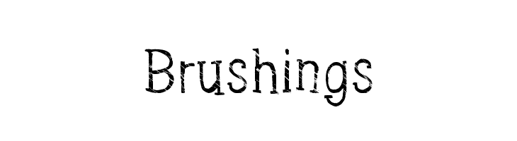 Brushings  Скачать бесплатные шрифты
