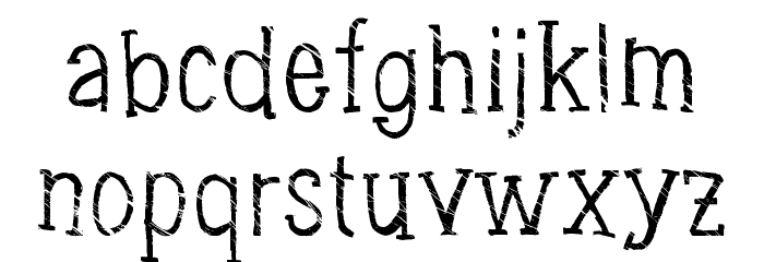Brushings Font LOWERCASE